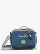 Lunchtas 1 Compartiment Cameleon Blauw vintage urban BL24